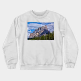 Castle Mountain in AB, Canada Crewneck Sweatshirt